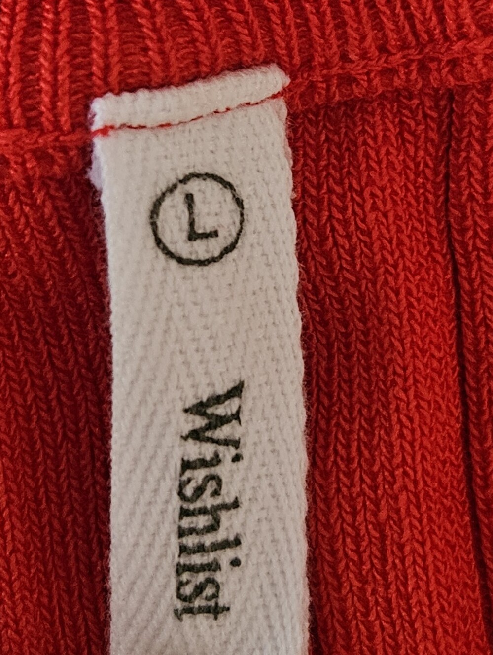 ​Wishlist Red White Striped Ribbed Knit Sleeveless Midi Dress A-Line Size L - Picture 5 of 9